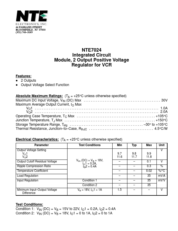 NTE7024