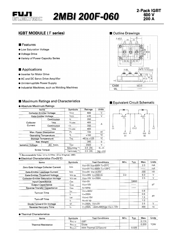 2MBI200F-060