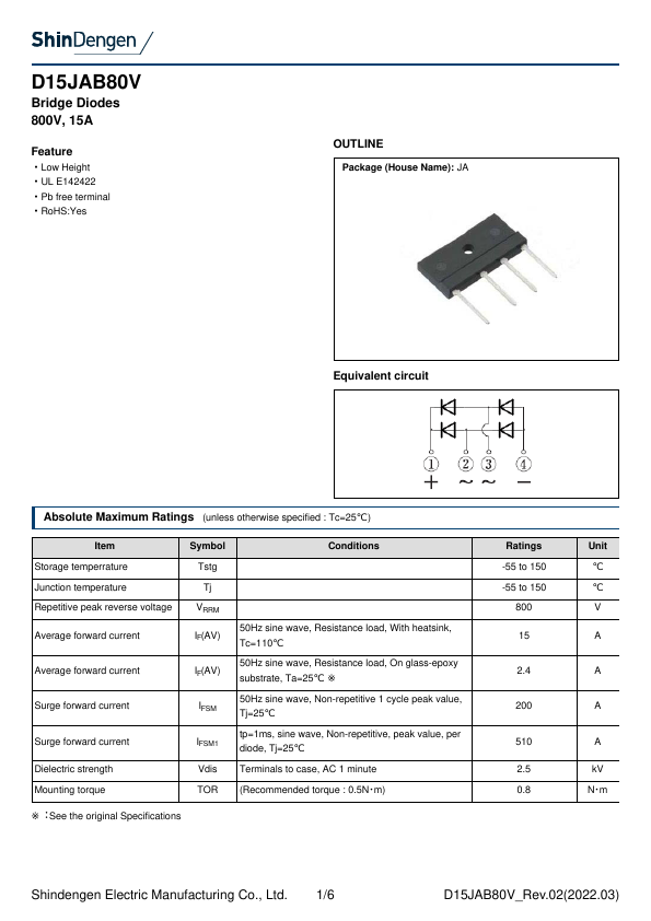 D15JAB80V