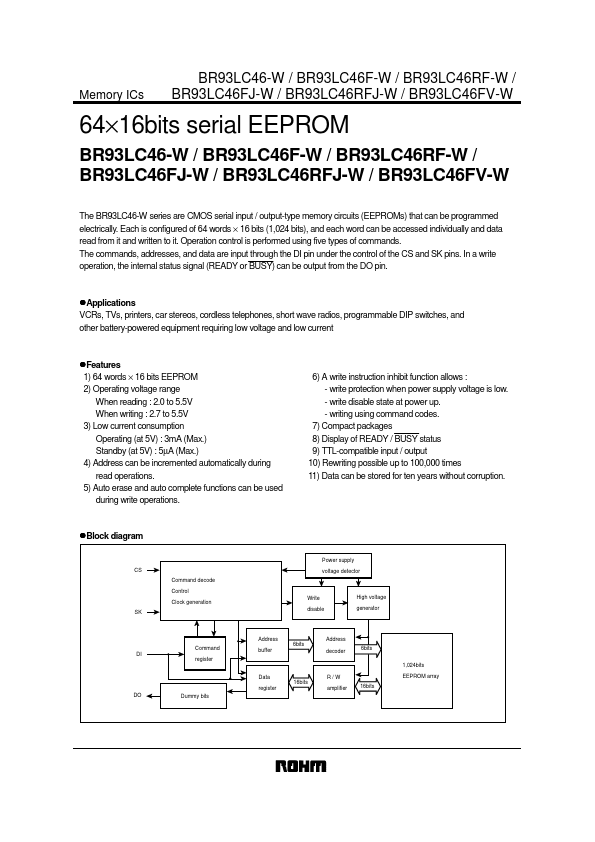 BR93LC46F-W