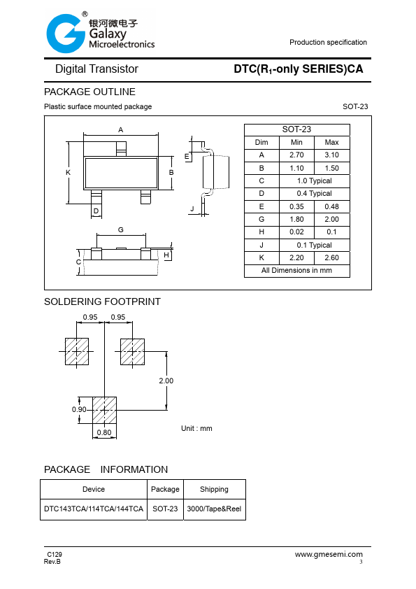 DTC143TCA