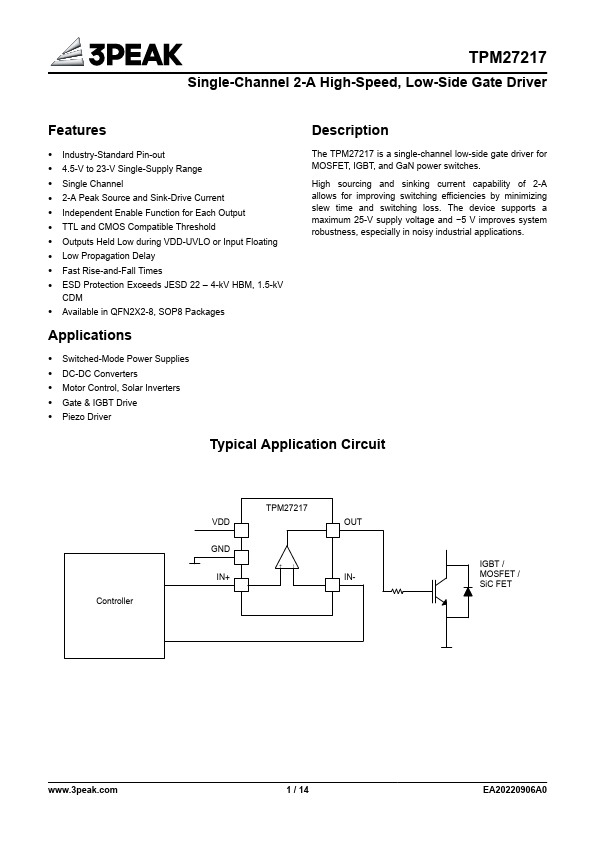 TPM27217 Datasheet Preview