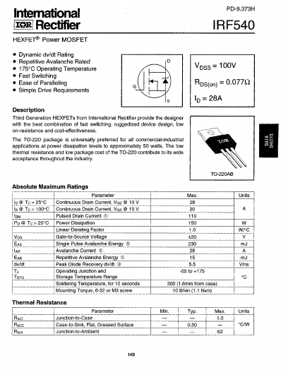 IRF540