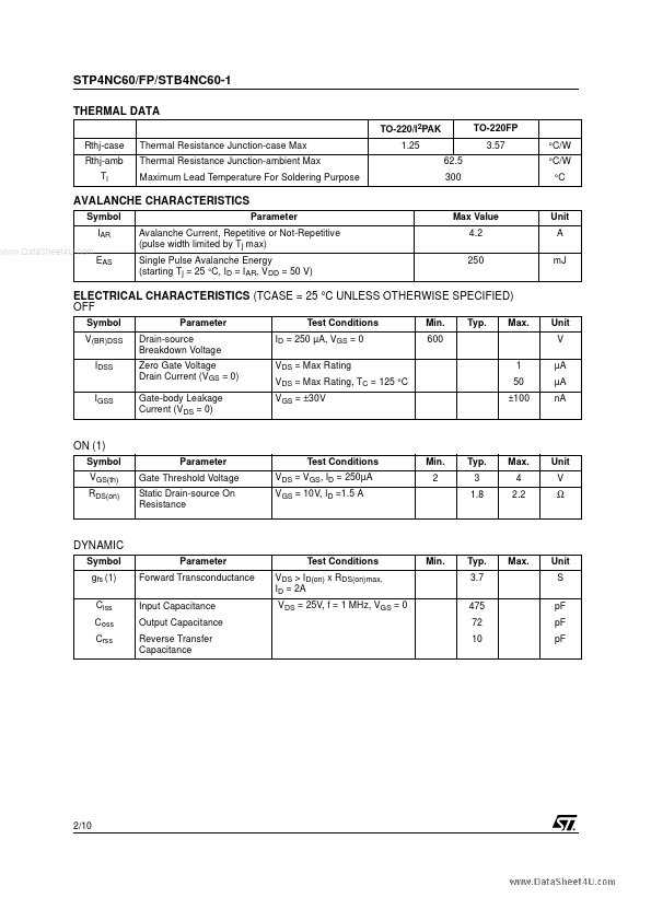 STB4NC60-1