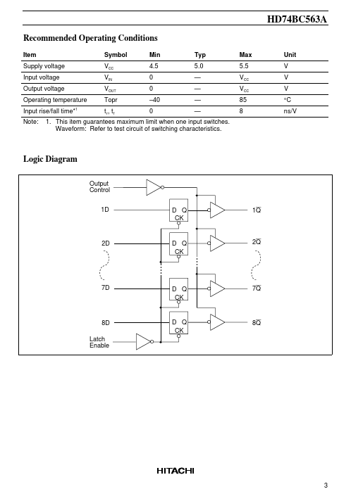 HD74BC563A