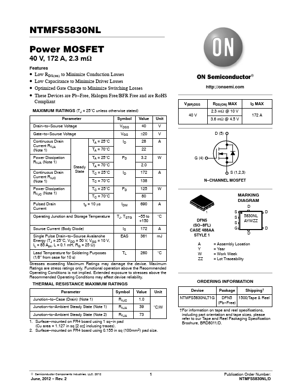 NTMFS5830NLT1G