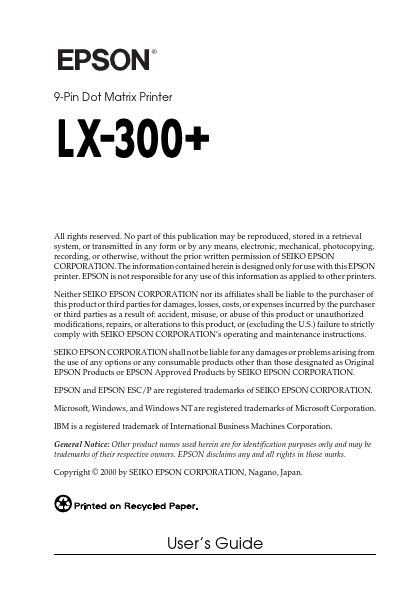 LX-300P