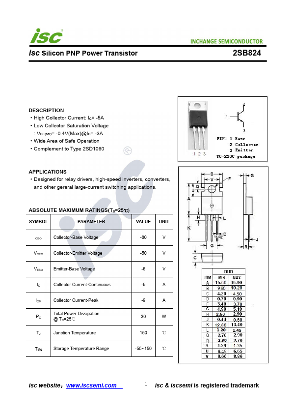 2SB824