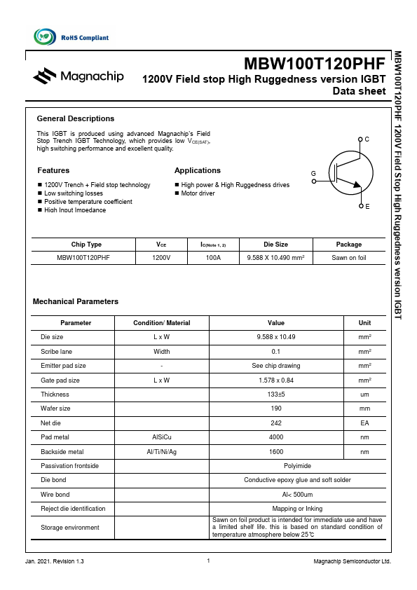 MBW100T120PHF