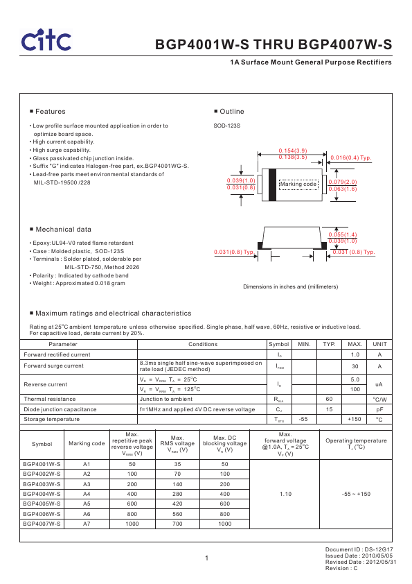 BGP4005W-S