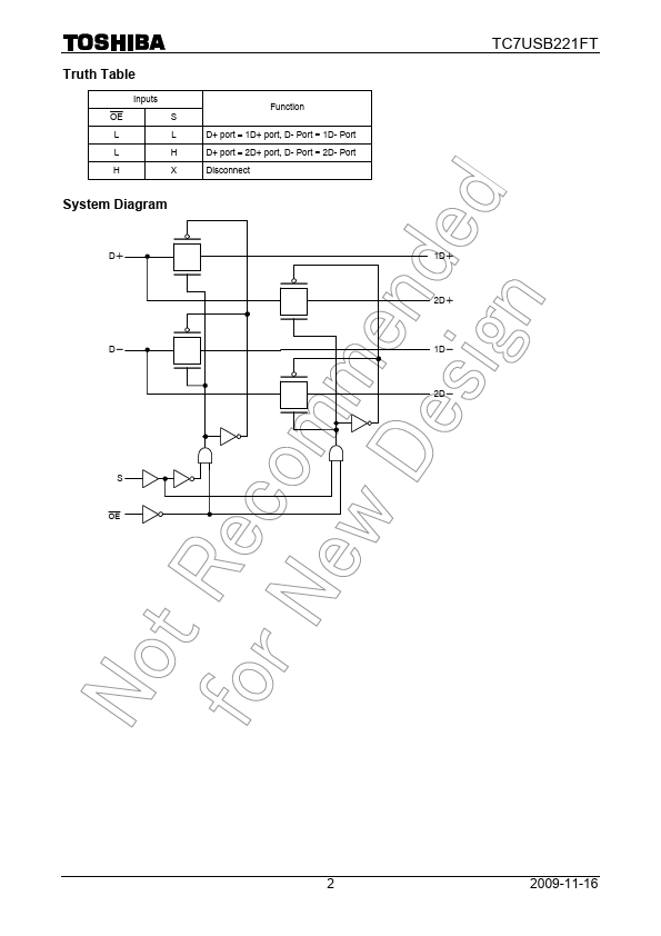 TC7USB221FT