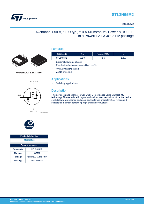 STL3N65M2