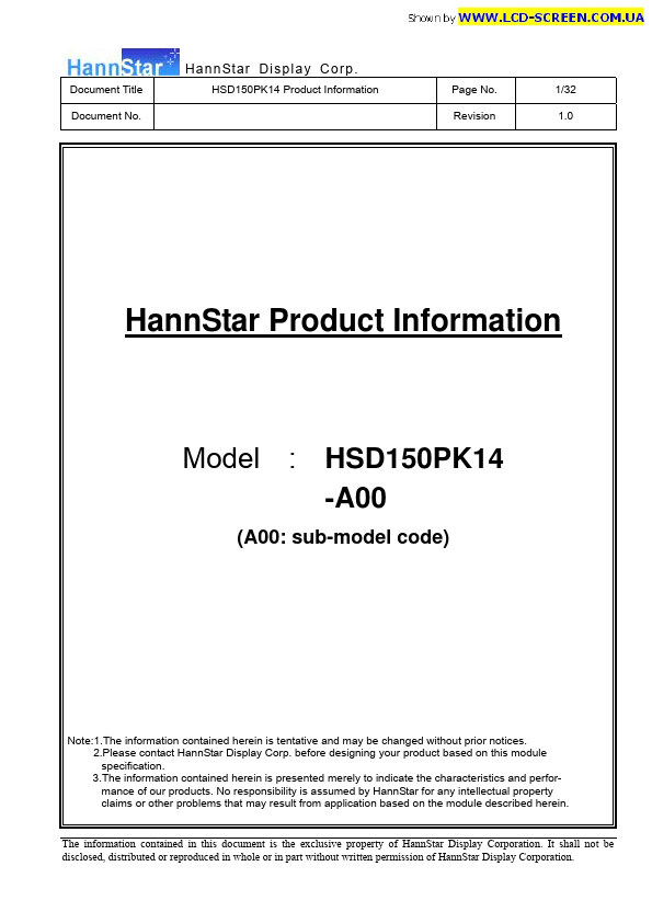 HSD150PK14-A00