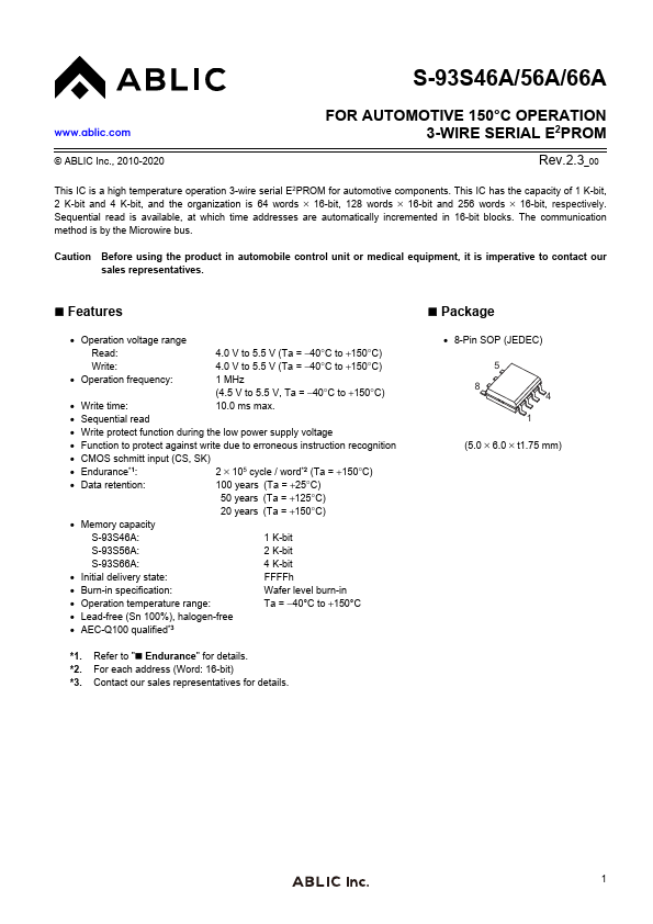 S-93S56A Datasheet Preview