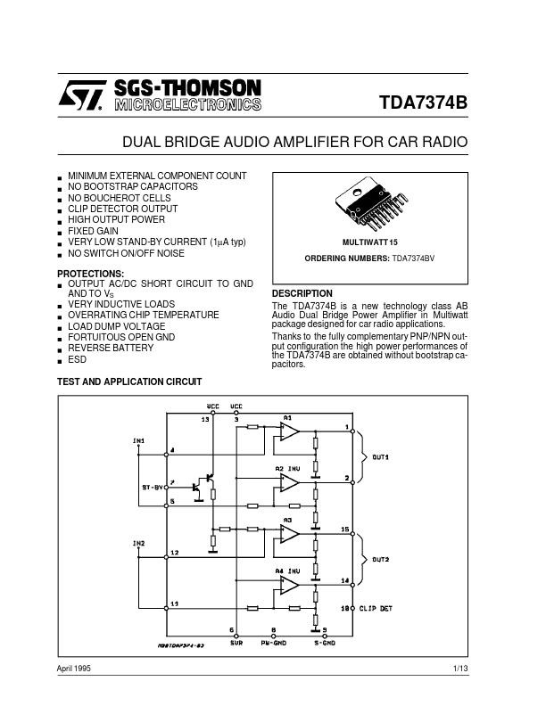 TDA7374B