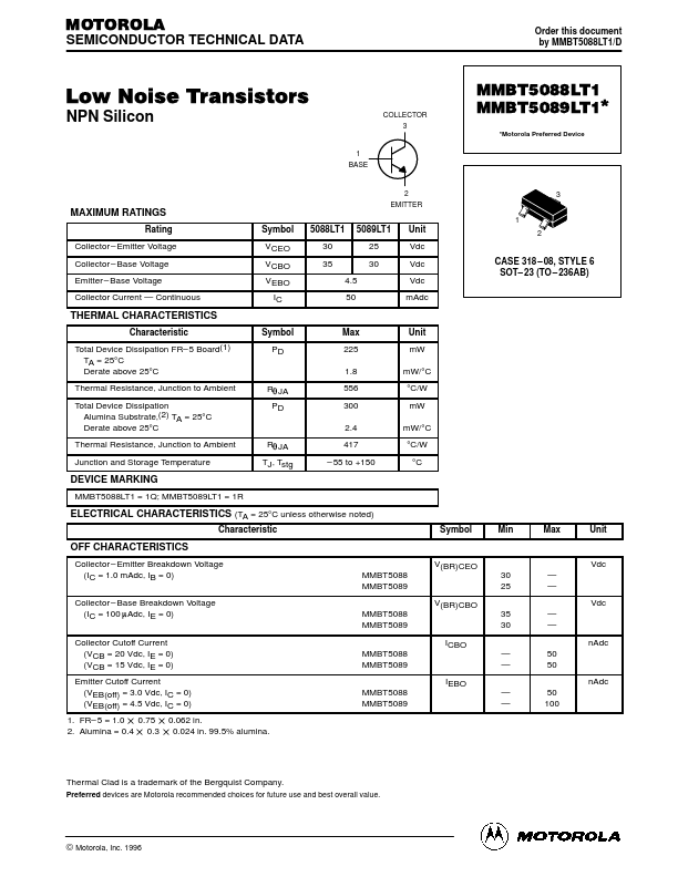 MMBT5089LT1