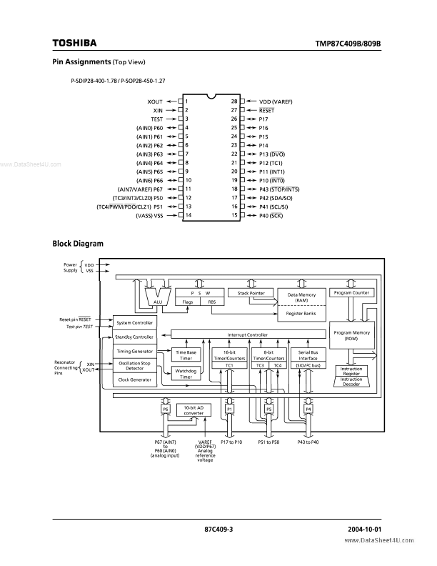 TMP87C409BNG