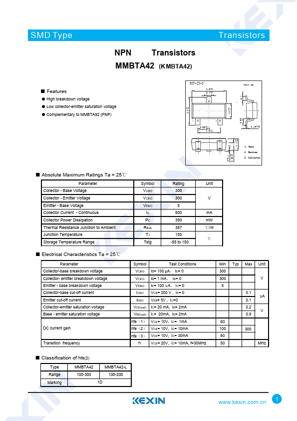 MMBTA42