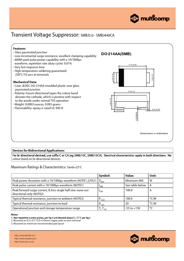 SMBJ400CA