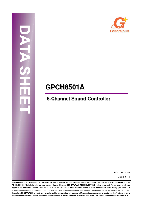 GPCH8501A