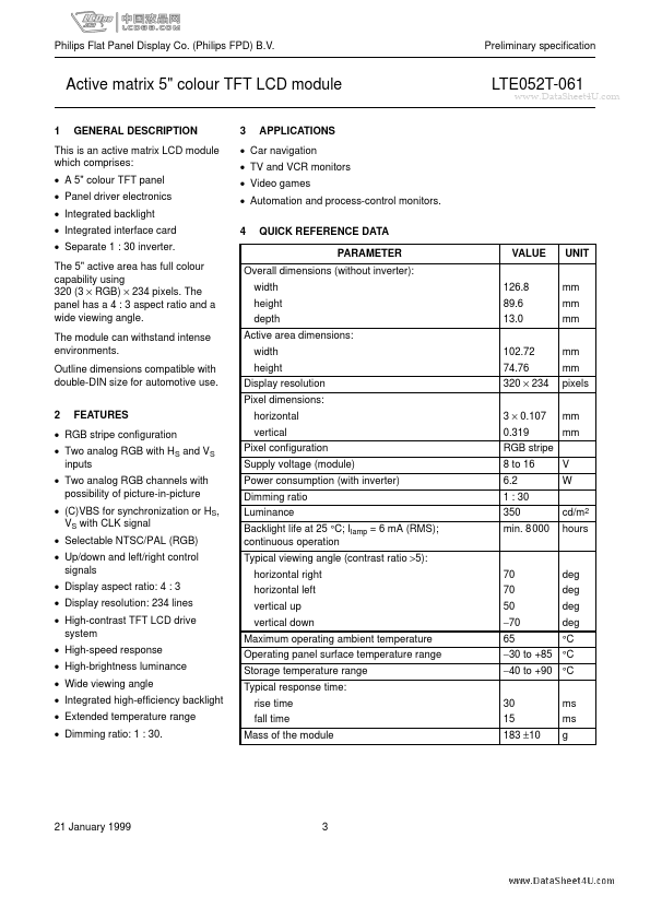 LTE052T-061