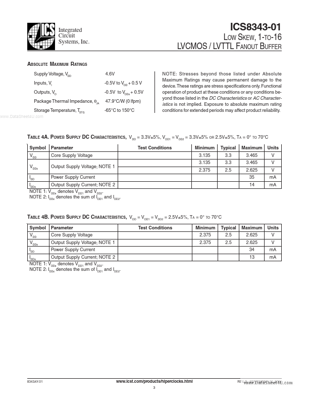 ICS8343-01