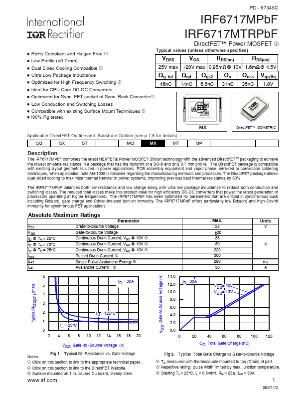 IRF6717MTRPBF