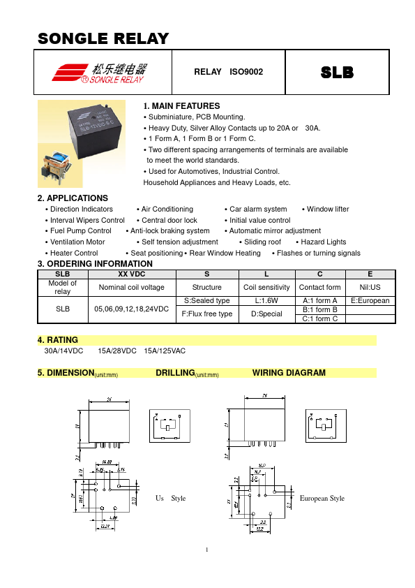 SLB-24VDC-S-L