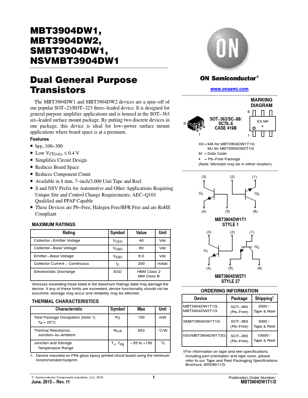 NSVMBT3904DW1