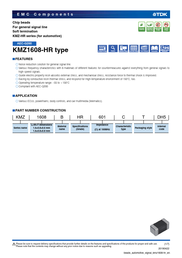 KMZ1608DHR241CTD25