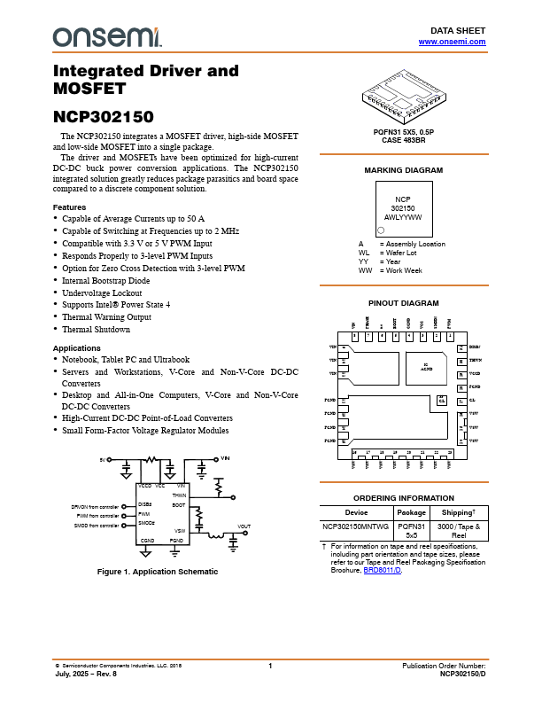 NCP302150 Datasheet Preview
