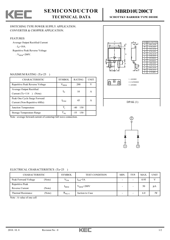 MBRD10U200CT