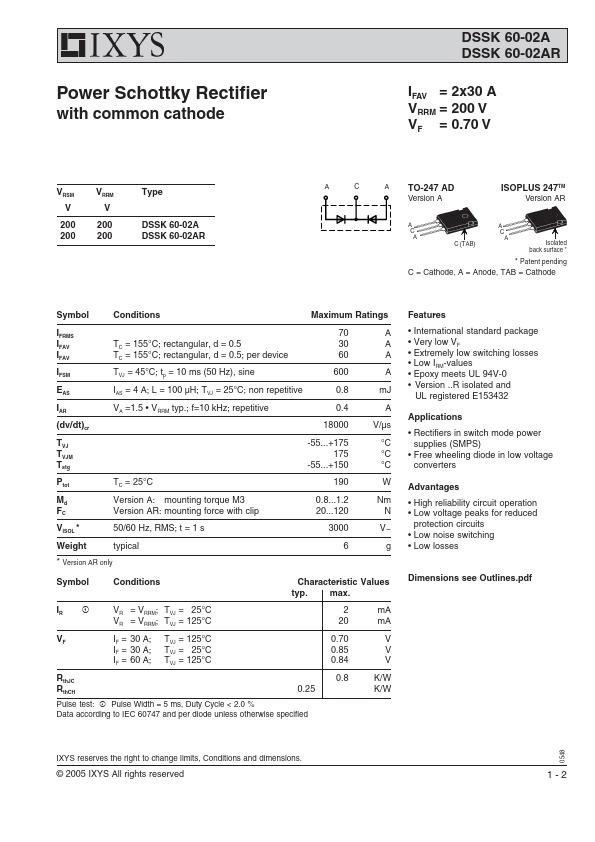 DSSK60-02AR