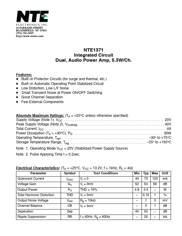 NTE1371