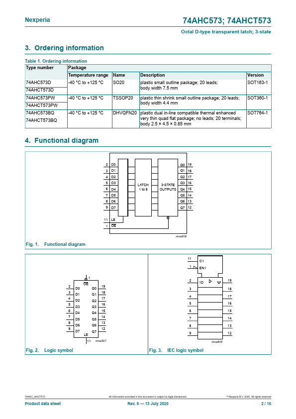 74AHCT573BQ