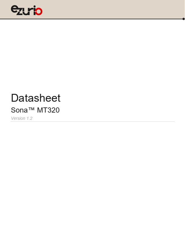 MT320 Datasheet Preview