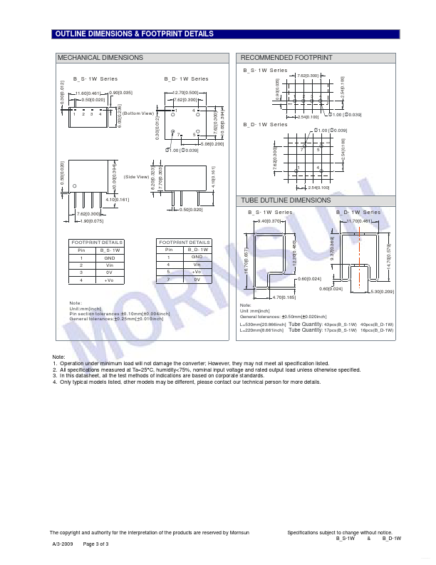 B2405S-1W