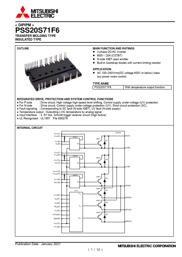 PSS20S71F6 Datasheet Preview