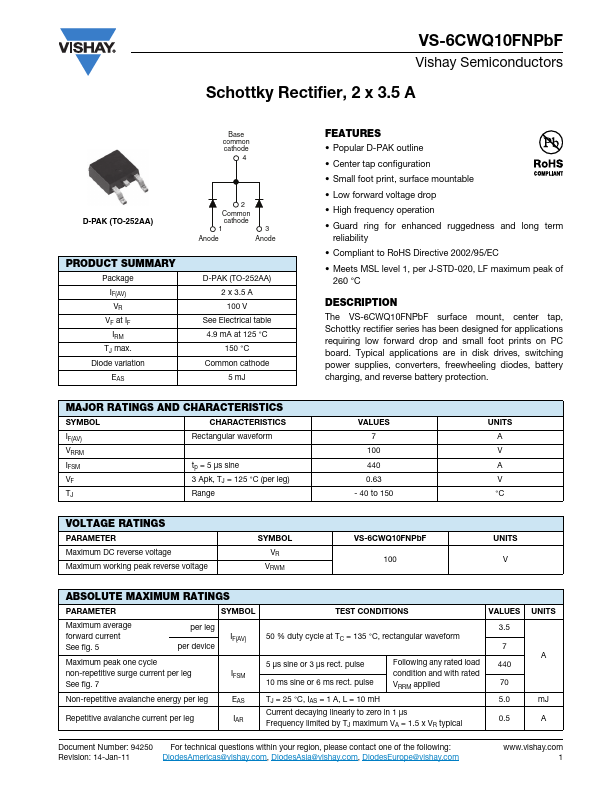 VS-6CWQ10FNPbF