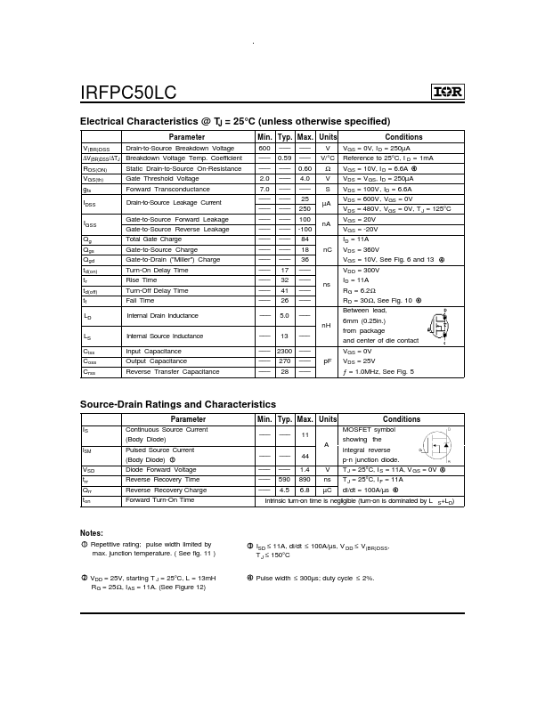 IRFPC50LC