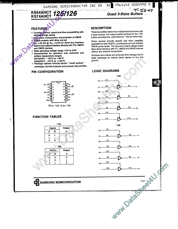 KS74AHCT125