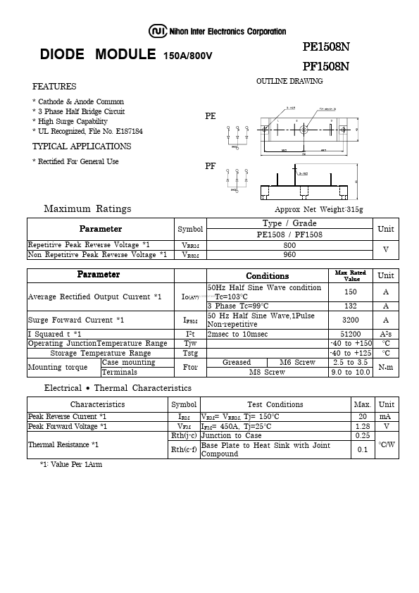 PE1508N