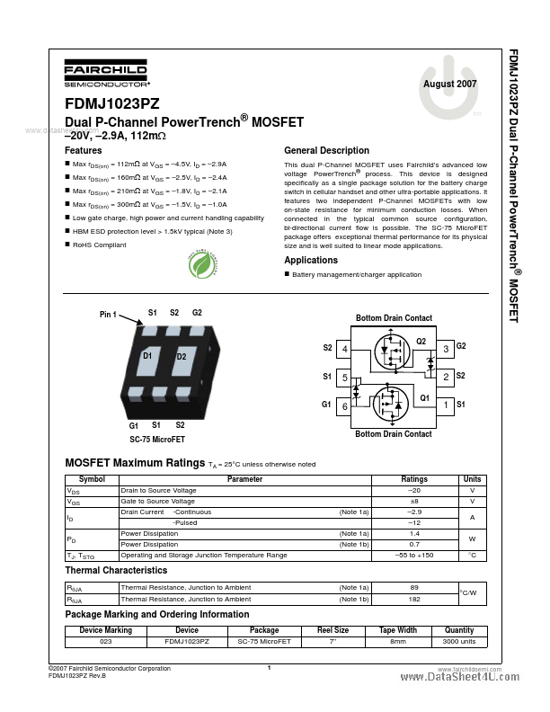 FDMJ1023PZ