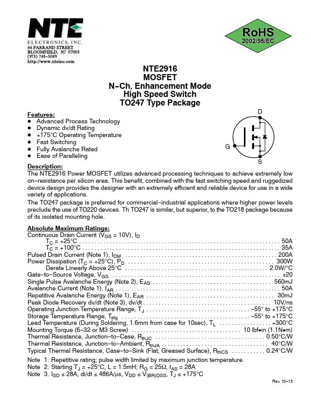 NTE2916