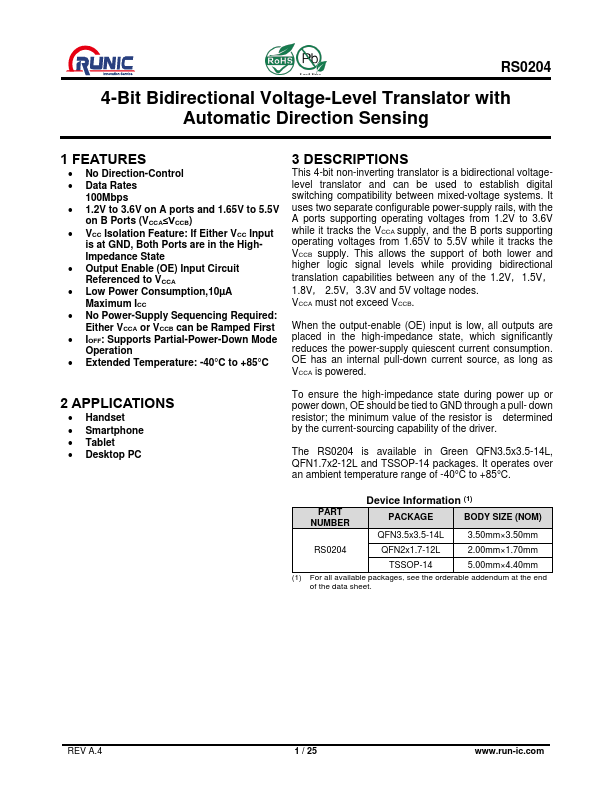 RS0204 Datasheet Preview
