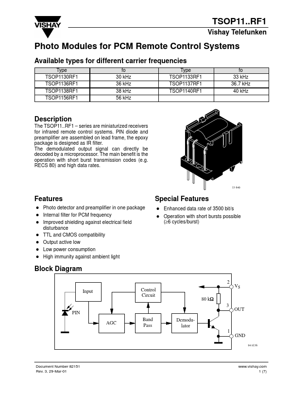 TSOP1137RF1