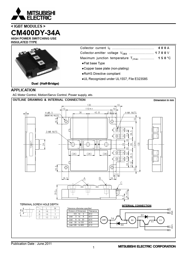 CM400DY-34A