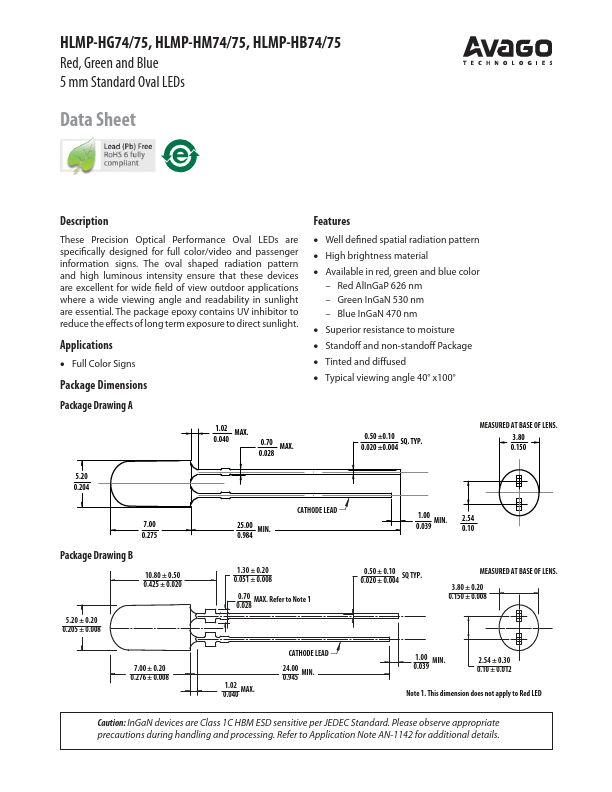 HLMP-HB74