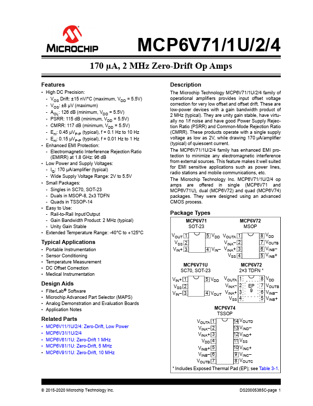 MCP6V74