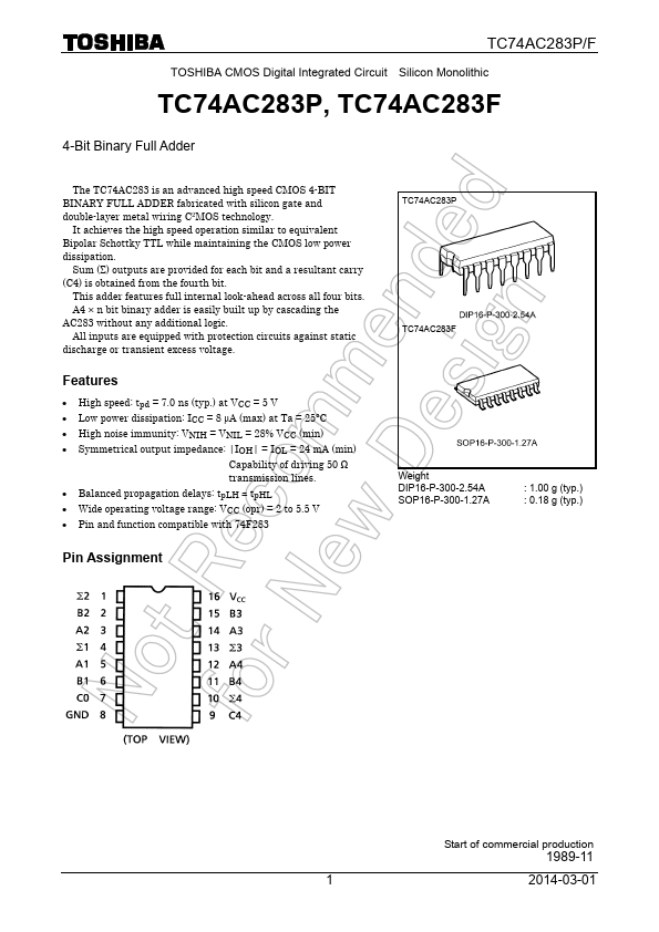 TC74AC283F